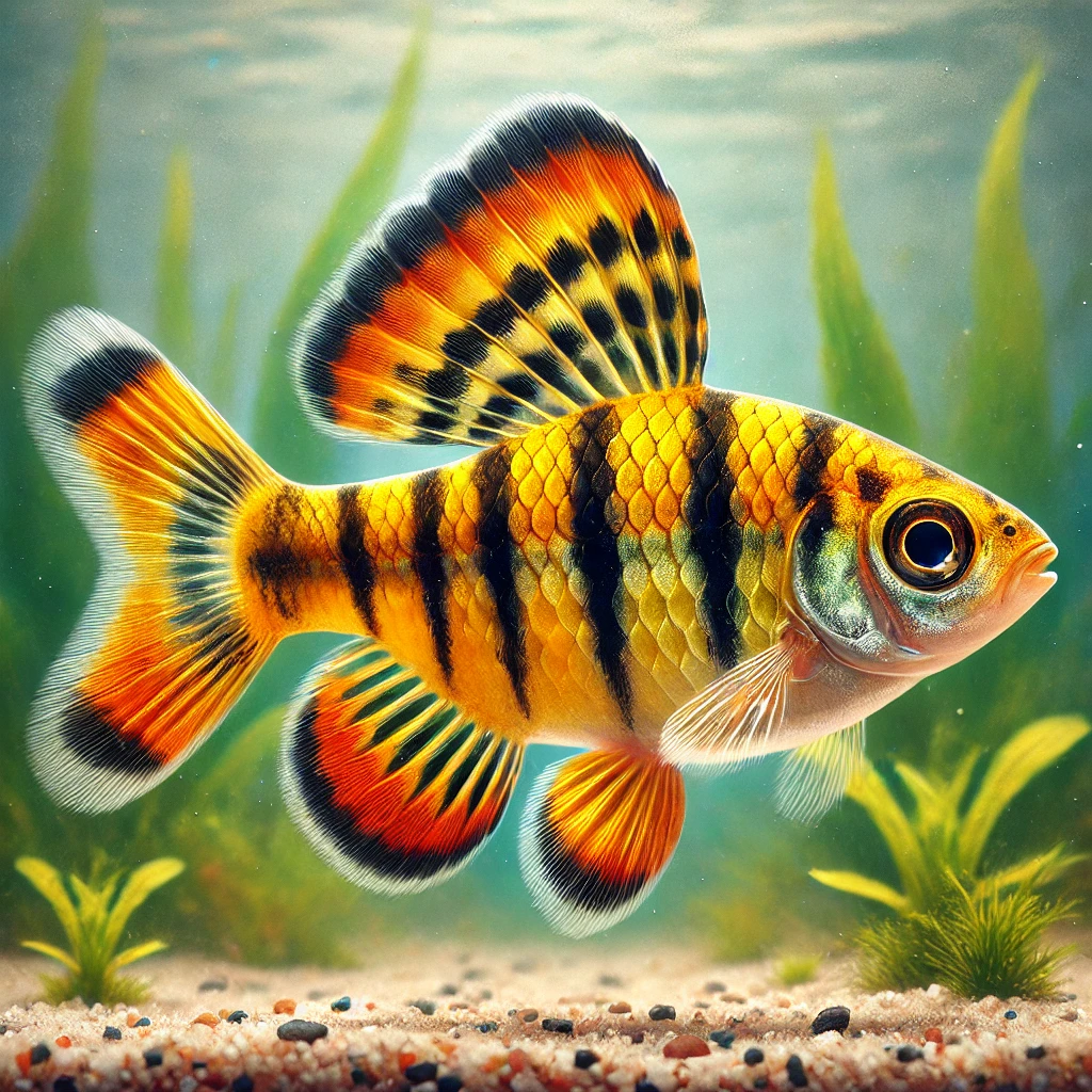 Barbus cumingi (Skægget af Ceylon)