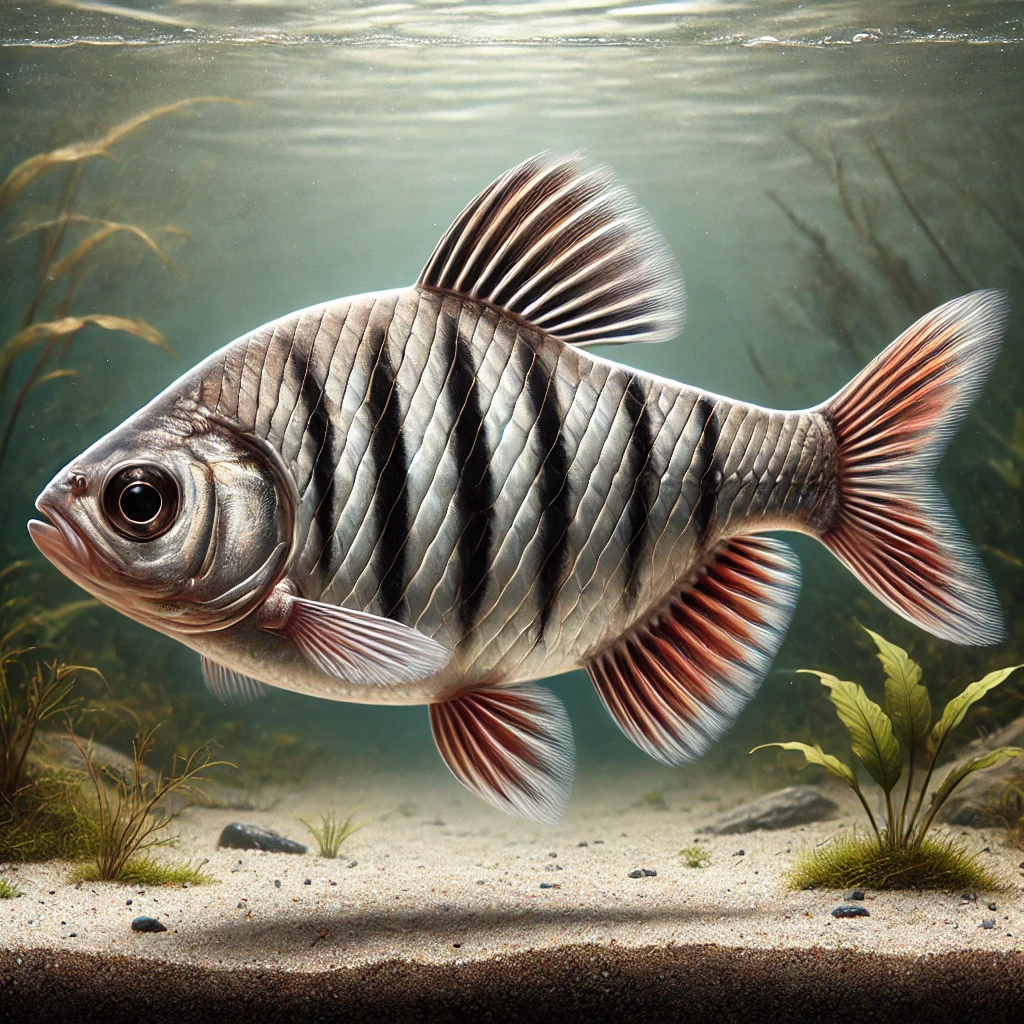 Barbus schwanenfeldi (Skægget)