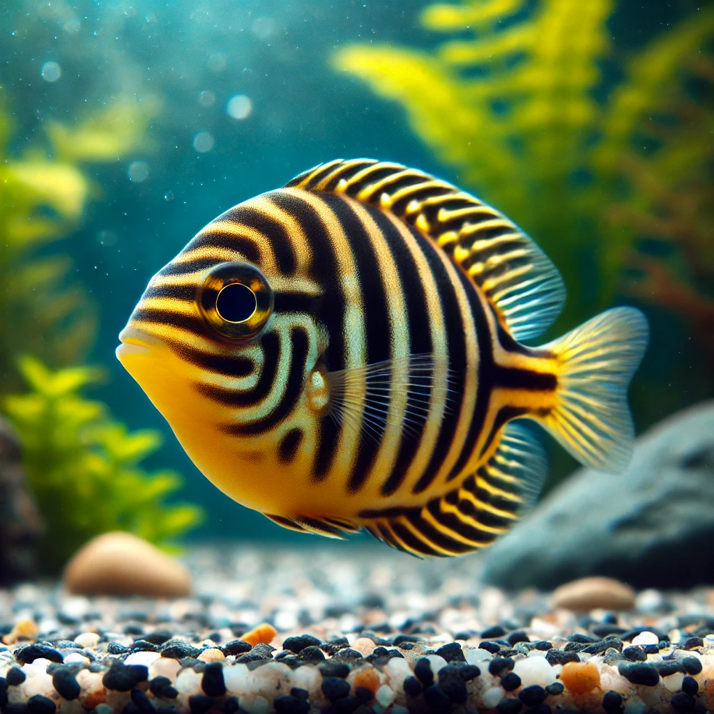 Brachygobius doriae (Bee Fish, Bumblebee Fish)