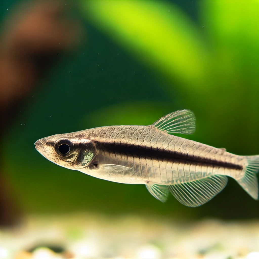 Crossocheilus oblongus (Sort ray skæg)