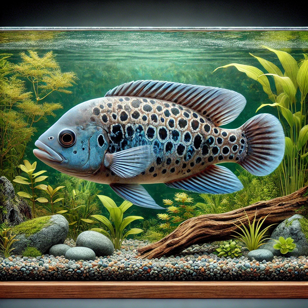 Cyrtocara polystigma (Haplo plettet)