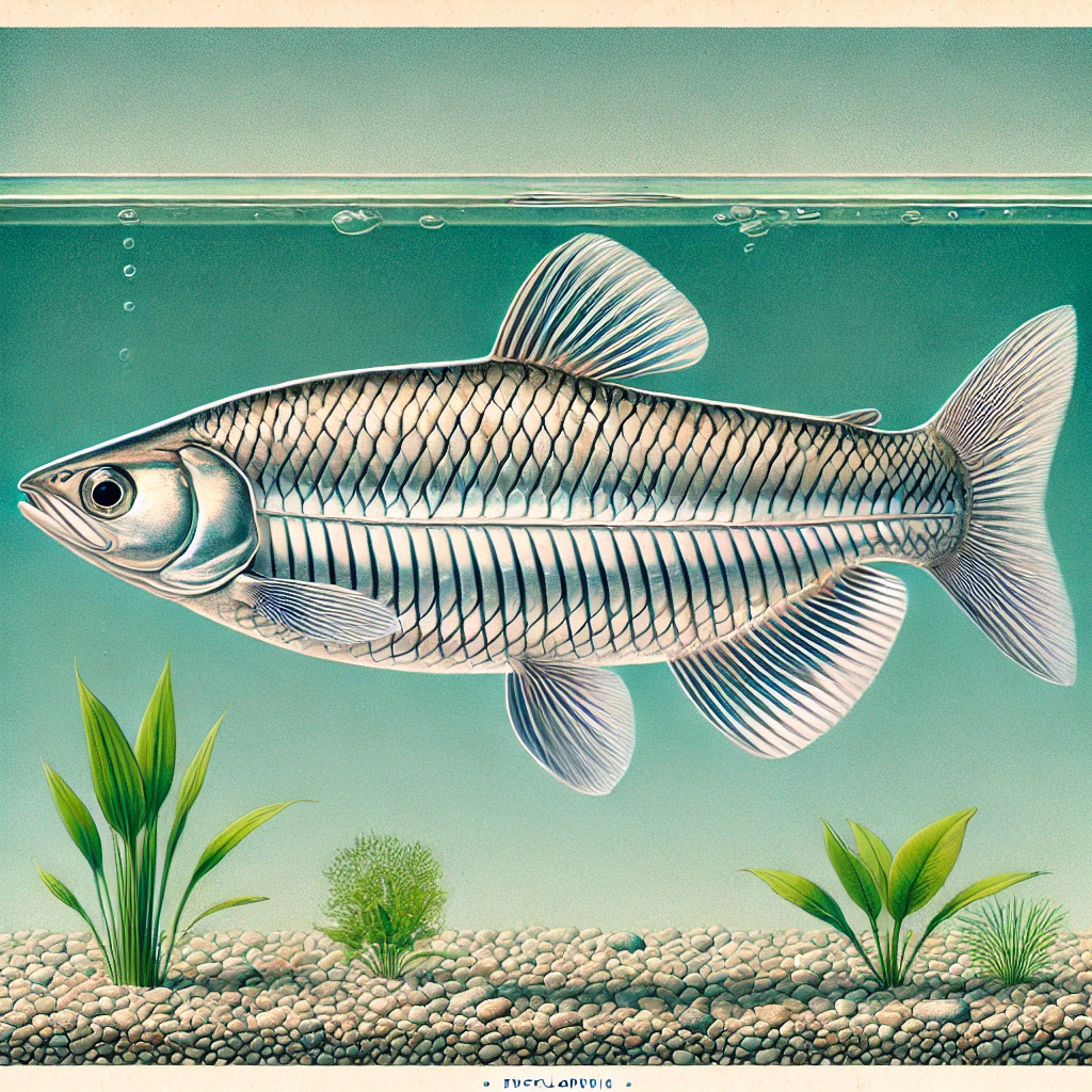 Distichodus affinis (Røde finner distichodus)