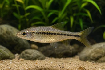 Barbus vittatus (Vittatus skægget)