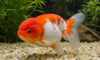 Carassius auratus lion (Lions hoved)