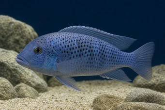 Cyrtocara polystigma (Haplo plettet)