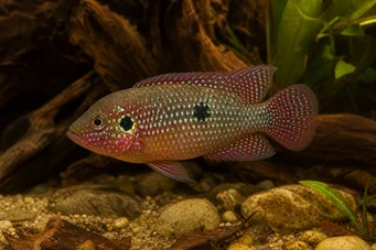 Hemichromis guttatus Rød Hemichromis (guttatus)