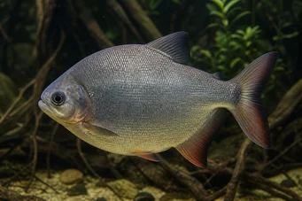 Myleus pacu Pakou, Koumanou-Nwé (sort), Pacu Dente