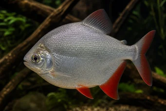 Myleus rubripinnis rubripinnis Metynnis med rød krog