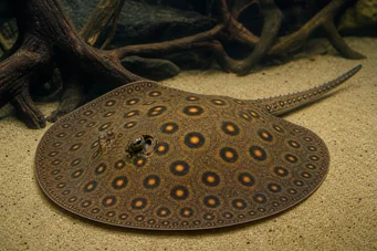 Potamotrygon motoro (Océlée ferskvands pastenague)