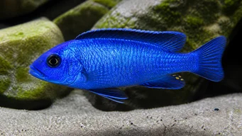 Scianochromis fryeri (Elektrisk blå)