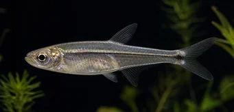Xenagoniates bondi (Glas tetra med gylden front)