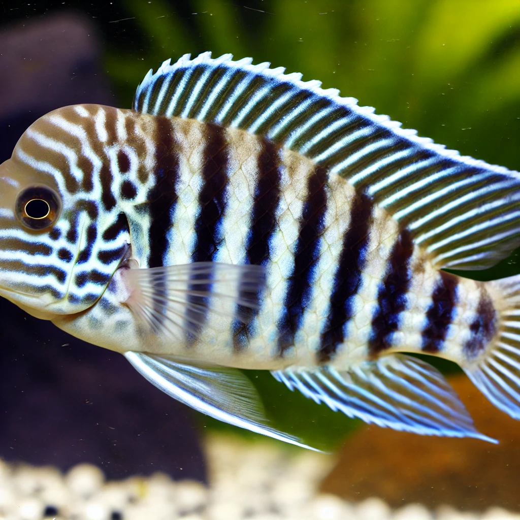 Pseudotropheus zebra Malawis cichlid