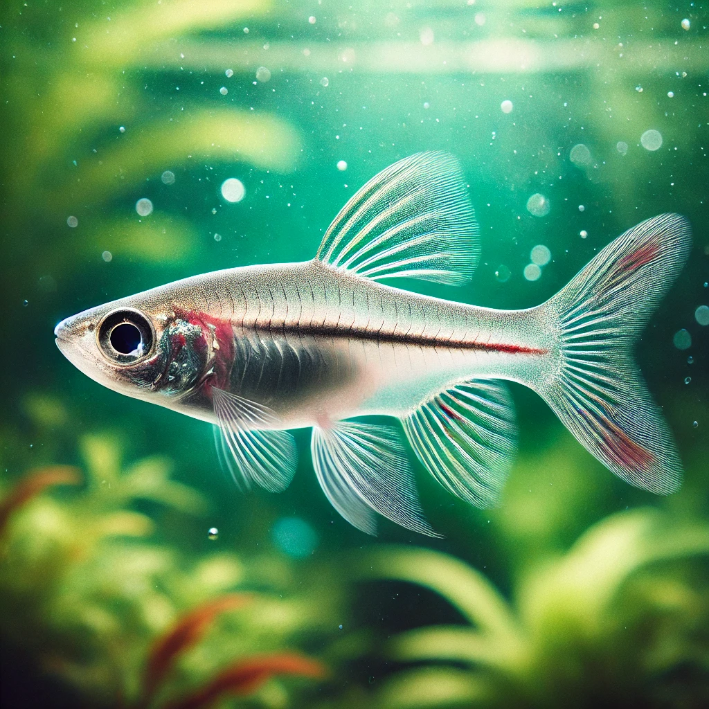 Rasbora dorsiocellata (Rasbora på Ocelle)